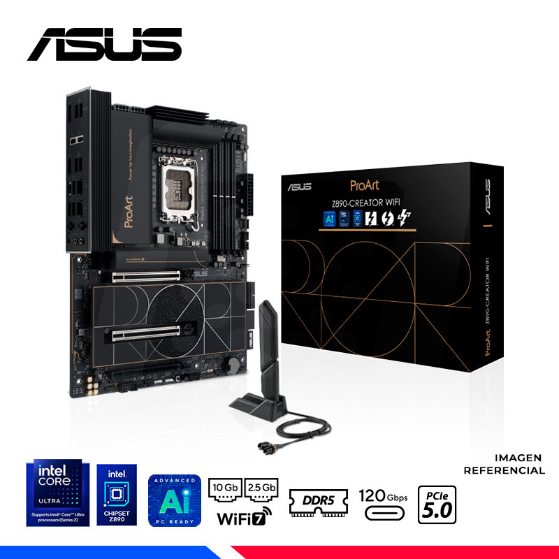 MAINBOARD ASUS PROART Z890 CREATOR WIFI, DDR5, LGA 1851 MAINBOARD ASUS PROART Z890 CREATOR WIFI, DDR5, LGA 1851