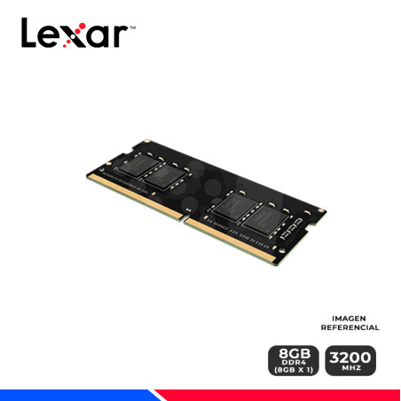 MEMORIA RAM LEXAR SODIMM 8GB DDR4 3200MHZ
