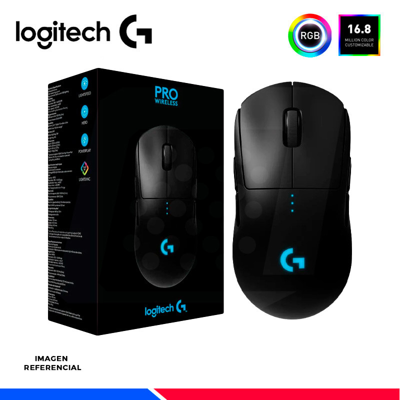 MOUSE LOGITECH G PRO LIGHTSPEED WIRELESS HERO 25K RGB BLACK MOUSE LOGITECH G PRO LIGHTSPEED WIRELESS HERO 25K RGB BLACK