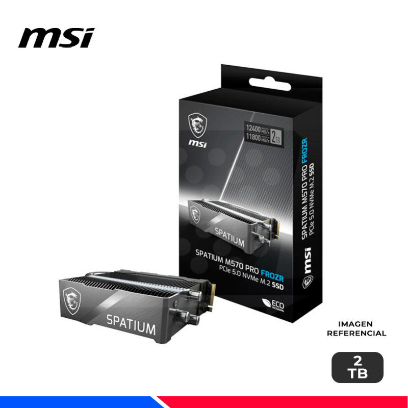 SSD MSI SPATIUM M570 PRO FROZR 2TB, PCIe 5.0 NVME M.2 SSD MSI SPATIUM M570 PRO FROZR 2TB, PCIe 5.0 NVME M.2