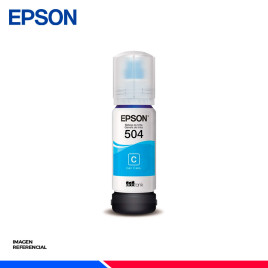 BOTELLA DE TINTA EPSON T504 CIAN