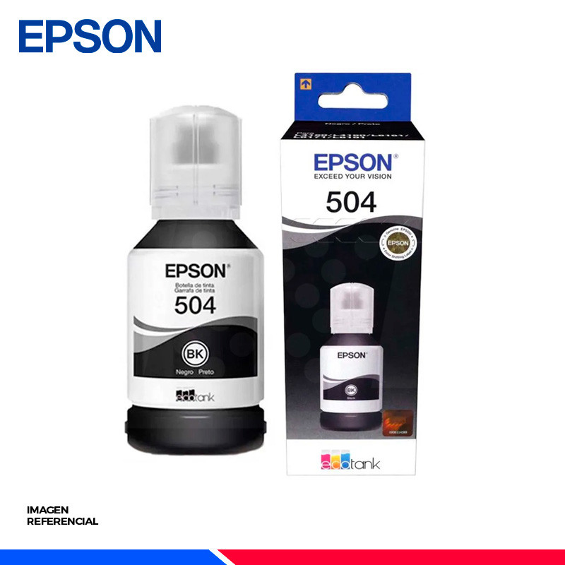 BOTELLA DE TINTA EPSON T504120-AL NEGRO BOTELLA DE TINTA EPSON T504120-AL NEGRO