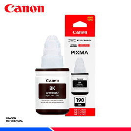 BOTELLA DE TINTA CANON GI-190BK, NEGRO