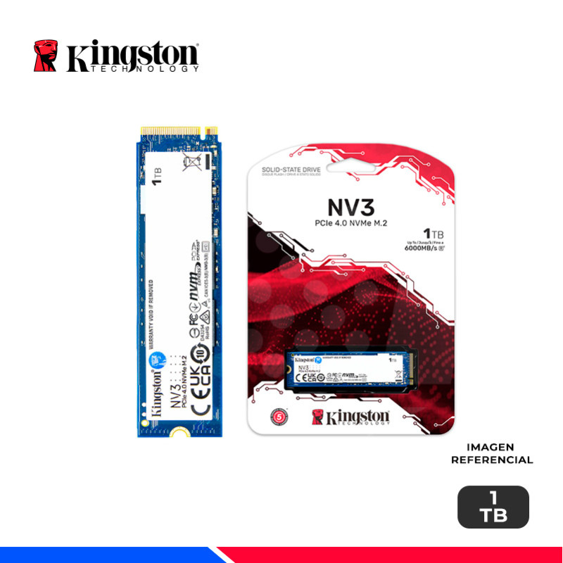 SSD KINGSTON NV3, 1TB, M.2, 2280, NVMe PCIe 4.0 x4 SSD KINGSTON NV3, 1TB, M.2, 2280, NVMe PCIe 4.0 x4
