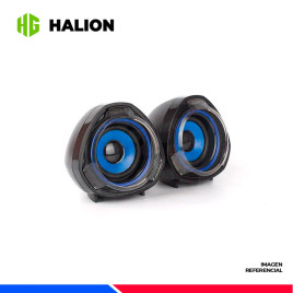 PARLANTE 2.0 USB HALION HA-S228 AZUL