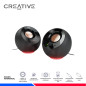 PARLANTE CREATIVE PEBBLE SE RGB, 2.0, USB-C, BLACK PARLANTE CREATIVE PEBBLE SE RGB, 2.0, USB-C, BLACK