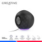 PARLANTE CREATIVE PEBBLE SE RGB, 2.0, USB-C, BLACK PARLANTE CREATIVE PEBBLE SE RGB, 2.0, USB-C, BLACK