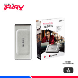 SSD EXTERNO KINGSTON XS2000, 1TB, USB 3.2, GEN2, TIPO-C