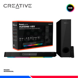 PARLANTE GAMING CREATIVE KATANA VX2, RGB, 180W, BLUETOOTH