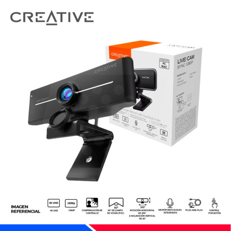 CAMARA WEB CREATIVE LIVE! CAM SYNC 4K UHD