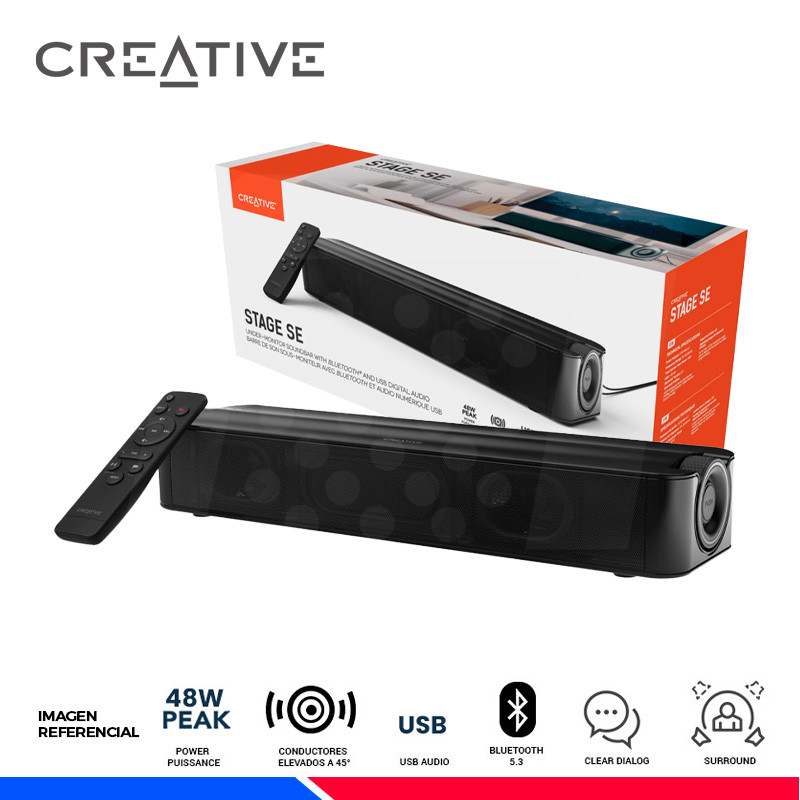 PARLANTE CREATIVE BAR STAGE SE, BT, BLACK PARLANTE CREATIVE BAR STAGE SE, BT, BLACK