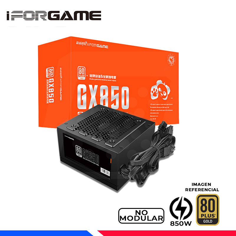 FUENTE DE PODER IFORGAME GX850, 80 PLUS GOLD, 850G FUENTE DE PODER IFORGAME GX850, 80 PLUS GOLD, 850G