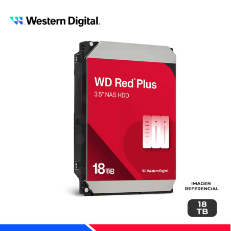 DISCO DURO WESTERN DIGITAL RED PRO NAS, 18TB