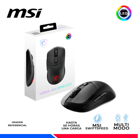 MOUSE GAMING VERSA 300, INALAMBRICO/BT, RGB
