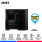 CASE MSI MAG PANO 100L PZ BLACK, V/TEMPLADO CASE MSI MAG PANO 100L PZ BLACK, V/TEMPLADO