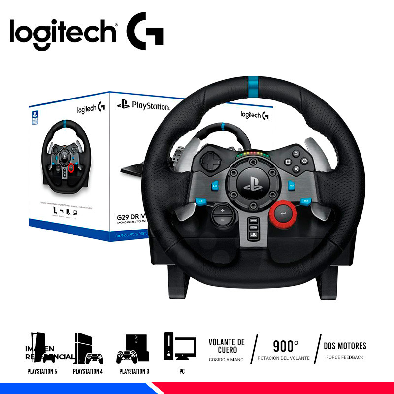 TIMON CON PEDAL LOGITECH G29 RACING WHELL TIMON CON PEDAL LOGITECH G29 RACING WHELL