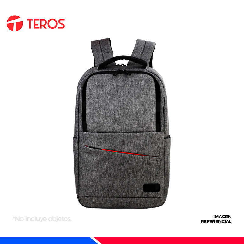 MOCHILA TEROS TE-ACS9013, POLIESTER, 15.6", GRIS MOCHILA TEROS TE-ACS9013, POLIESTER, 15.6", GRIS