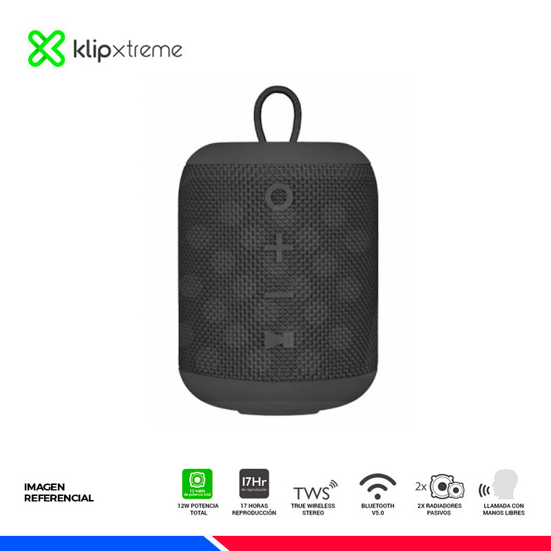 PARLANTE KLIP XTREME KBS-200BK, BLUETOOTH, RMS 12W PARLANTE KLIP XTREME KBS-200BK, BLUETOOTH, RMS 12W