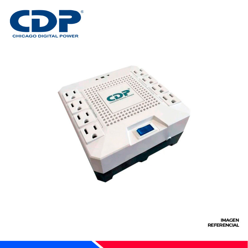 ESTABILIZADOR CDP R-AVR1808I, 1800VA/1000W, 8 TOMAS ESTABILIZADOR CDP R-AVR1808I, 1800VA/1000W, 8 TOMAS