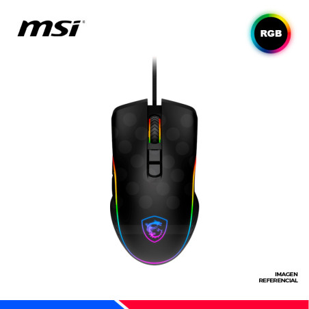 MOUSE GAMING MSI FORGE GM300, 7200 DPI, RGB