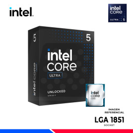 PROCESADOR INTEL CORE ULTRA 5 225, Cache 20MB, Hasta 4.90 GHz.