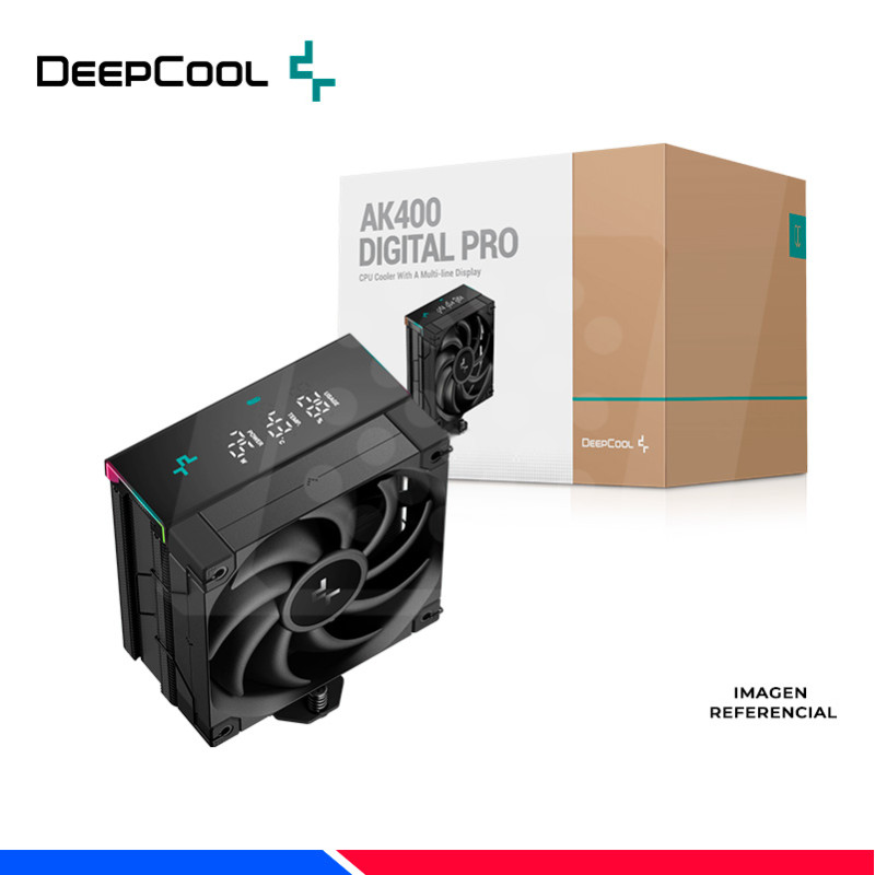 COOLER DE PROCESADOR DEEPCOOL AK400 DIGITAL PRO COOLER DE PROCESADOR DEEPCOOL AK400 DIGITAL PRO