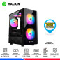 CASE HALION LUNA P25, 3 COOLER RGB, V/TEMPLADO CASE HALION LUNA P25, 3 COOLER RGB, V/TEMPLADO
