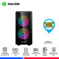 CASE HALION LUNA P25, 3 COOLER RGB, V/TEMPLADO CASE HALION LUNA P25, 3 COOLER RGB, V/TEMPLADO