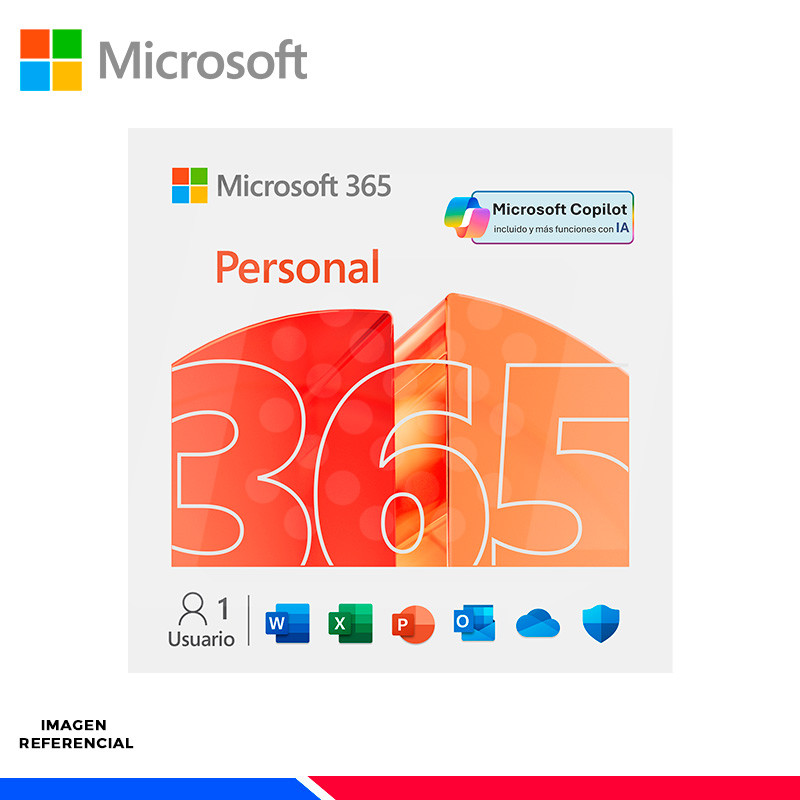 LICENCIAMIENTO VIRTUAL MICROSOFT 365 PERSONAL, 1 USUARIO, 12 MESES LICENCIAMIENTO VIRTUAL MICROSOFT 365 PERSONAL, 1 USUARIO, 12 MESES
