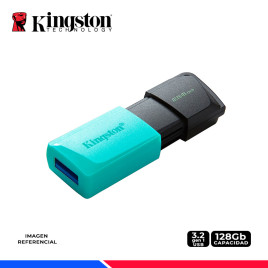 MEM. USB KINGSTON DATATRAVELER EXODIA M 256GB USB 3.2 GEN1, AZUL