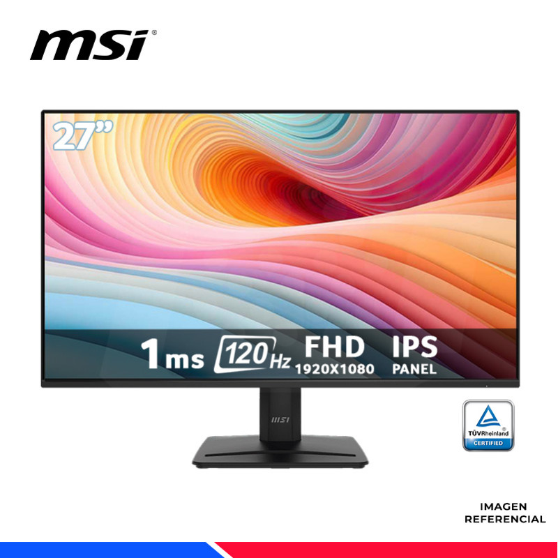 MONITOR MSI PRO MP275 E2, 27" IPS, FHD, 120Hz, 1ms, Parlante MONITOR MSI PRO MP275 E2, 27" IPS, FHD, 120Hz, 1ms, Parlante