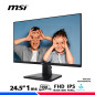 MONITOR MSI PRO MP251, 24.5" IPS, FHD, 100Hz, 1ms, Parlante MONITOR MSI PRO MP251, 24.5" IPS, FHD, 100Hz, 1ms, Parlante