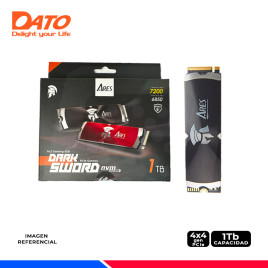 SSD DATO ARES DARK SWORD 1TB, M2 2280 NVME Gen4x4 PCIe