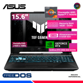 LAPTOP ASUS TUF GAMING FA506NFR-HN014, R7-7435HS, 16GB, SSD 512GB, RTX 2050, 15.6"