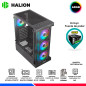 CASE GAMER HALION TAURO CR33, COOLER ARGB, F/500W CASE GAMER HALION TAURO CR33, COOLER ARGB, F/500W