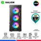 CASE GAMER HALION TAURO CR33, COOLER ARGB, F/500W CASE GAMER HALION TAURO CR33, COOLER ARGB, F/500W