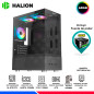 CASE GAMER HALION BUFFALO CR41 FISH TANK, COOLER ARGB, F/500W CASE GAMER HALION BUFFALO CR41 FISH TANK, COOLER ARGB, F/500W