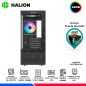 CASE GAMER HALION BUFFALO CR41 FISH TANK, COOLER ARGB, F/500W CASE GAMER HALION BUFFALO CR41 FISH TANK, COOLER ARGB, F/500W