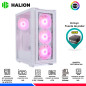 CASE GAMER HALION TITAN 103 WHITE, F/600W, RGB, V/TEMPLADO CASE GAMER HALION TITAN 103 WHITE, F/600W, RGB, V/TEMPLADO