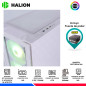 CASE GAMER HALION TITAN 103 WHITE, F/600W, RGB, V/TEMPLADO CASE GAMER HALION TITAN 103 WHITE, F/600W, RGB, V/TEMPLADO