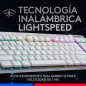 TECLADO MECANICO INALAMBRICO LOGITECH G915 TKL LIGHTSPEED RGB, WHITE.