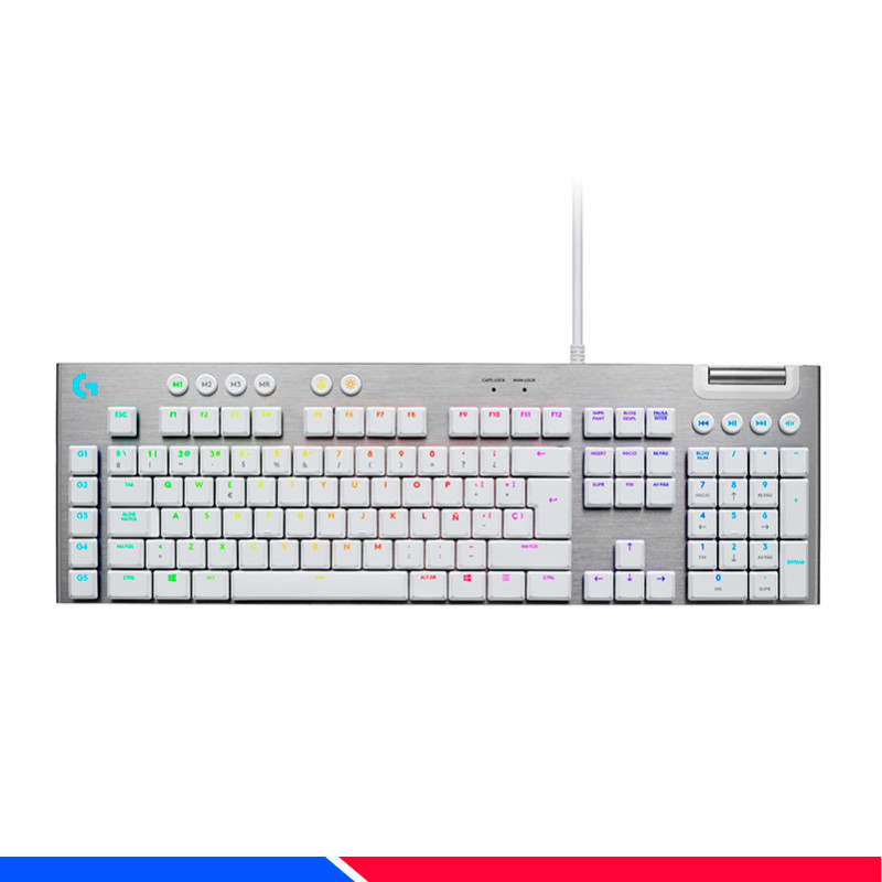 TECLADO MECANICO LOGITECH G815 TACTILE LIGHTSYNC RGB, BLANCO TECLADO MECANICO LOGITECH G815 TACTILE LIGHTSYNC RGB, BLANCO