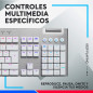 TECLADO MECANICO LOGITECH G815 TACTILE LIGHTSYNC RGB, BLANCO TECLADO MECANICO LOGITECH G815 TACTILE LIGHTSYNC RGB, BLANCO