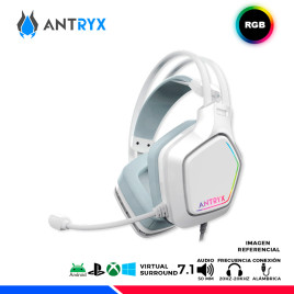 AURICULAR ANTRYX ENIGMA SE WHITE 7.1 VIRTUAL SURROUND RGB