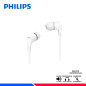 AURICULAR PHILIPS TAE1105, IN EAR. BLANCO AURICULAR PHILIPS TAE1105, IN EAR. BLANCO