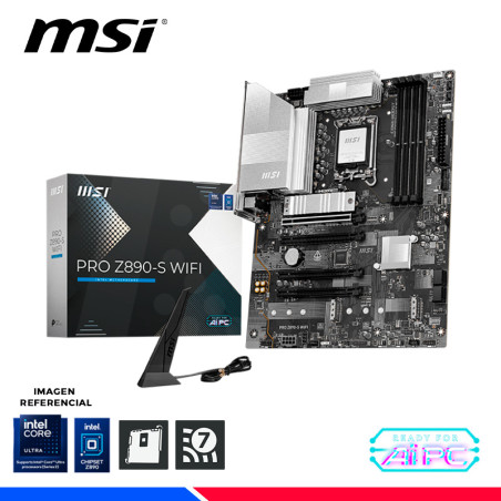 MAINBOARD MSI PRO Z890-S WIFI, DDR5, LGA 1851