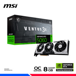 VGA MSI GEFORCE RTX 5060 8GB VENTUS 3X OC GDDR7
