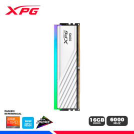 MEM. RAM XPG LANCER BLADE, WHITE, 16GB DDR5 6000 MHZ