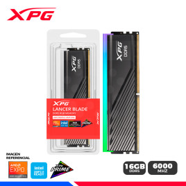 MEM. RAM XPG LANCER BLADE, BLACK, 16GB DDR5 6000 MHZ